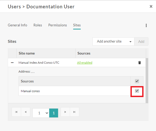 Manual Index Source Access