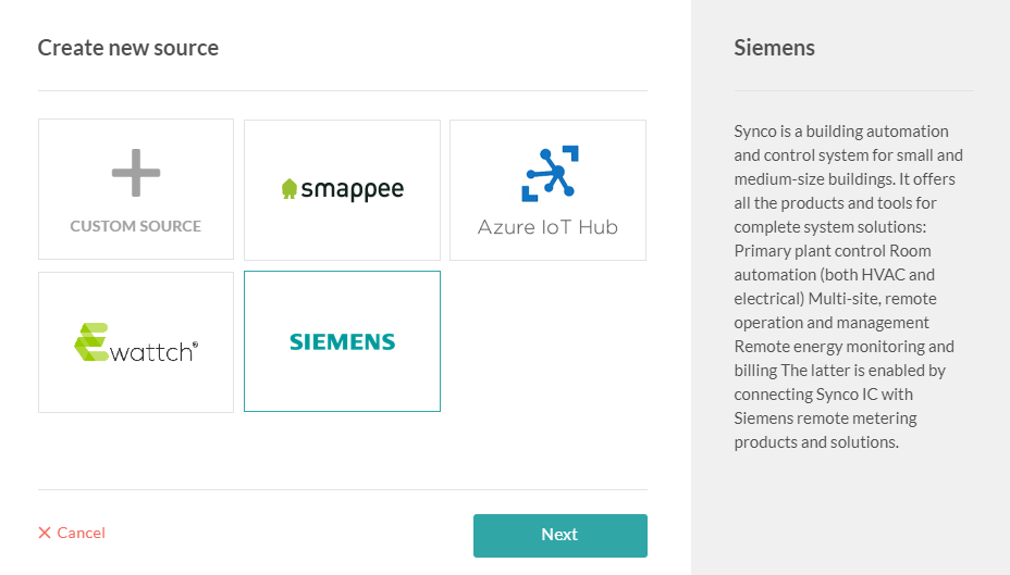Siemens sources pop-up